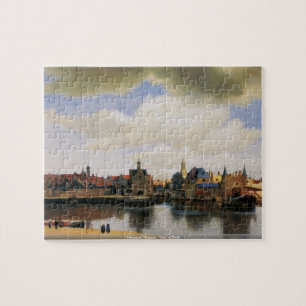 Juan Vermeer - vista del rompecabezas de Delft