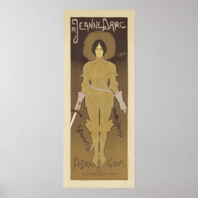 Juana de Arco, Posters de Art Nouveau (Frente)