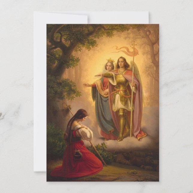 Juana de Arco St. Michael Catherine Alexandria (Anverso)