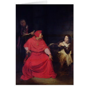 Juana de Arco y el cardenal de Winchester