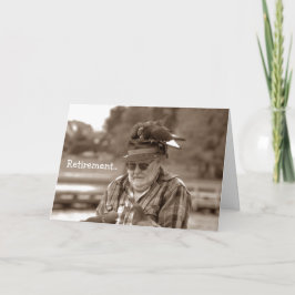 Jubilación con tarjeta divertida No es tan atemori