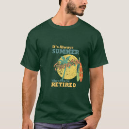 Jubilación de la camiseta verde de los hombres