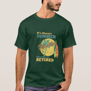 Jubilación de la camiseta verde de los hombres