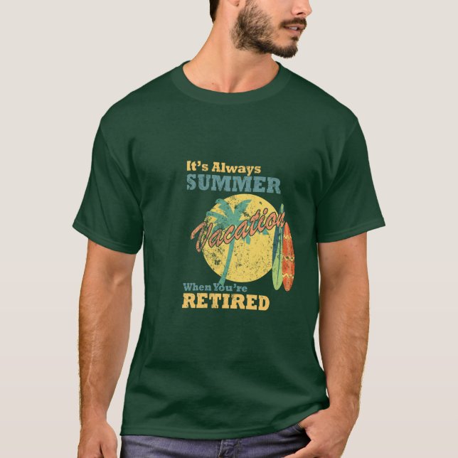 Jubilación de la camiseta verde de los hombres (Anverso)