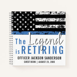 Jubilación de la policía Ligera Libro de Invitados