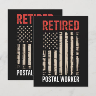 Jubilación de trabajador postal retirado