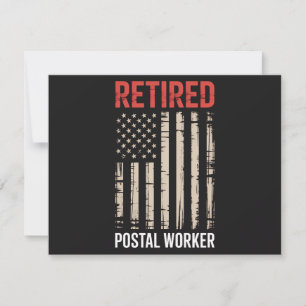 Jubilación de trabajador postal retirado