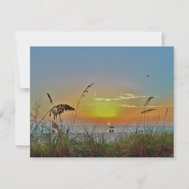 Jubilación en la playa (Anverso)