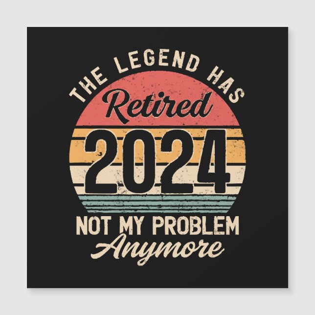 Jubilado 2024 Ya No Es Mi Problema (Anverso)