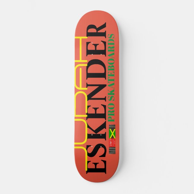 JUDAH ESKENDER SKATEBOARDS / JMT USA (Anverso)