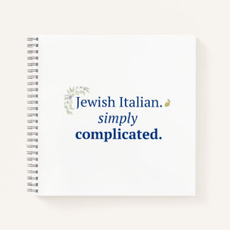 Judío italiano. Cuaderno simplemente complicado