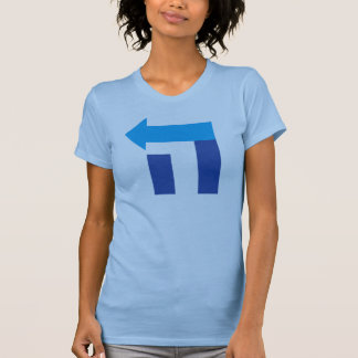Judíos para Hillary - la camiseta de las mujeres