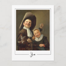 Judith Leyster #16 - Tarjeta postal de arte fino