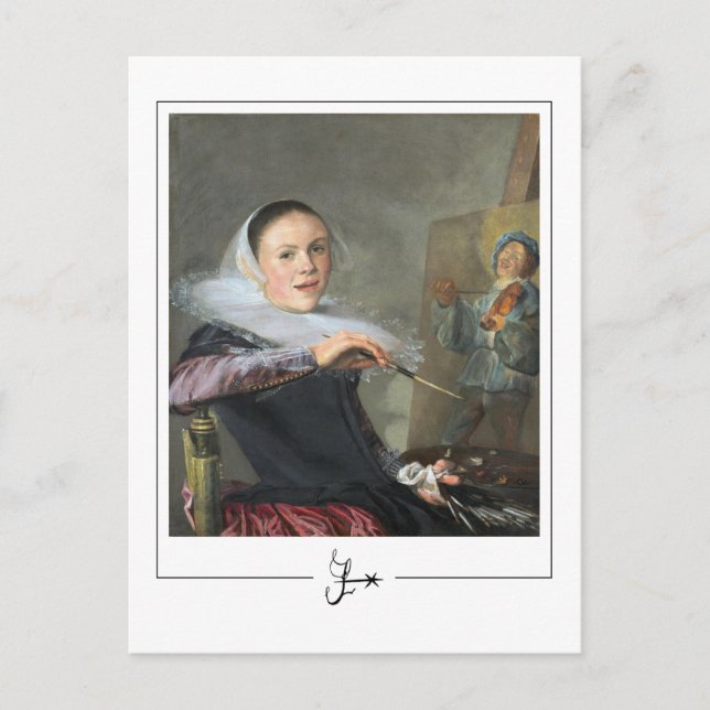 Judith Leyster #4 - Tarjeta postal de arte fino (Anverso)