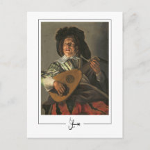 Judith Leyster #61 - Tarjeta postal de arte fino