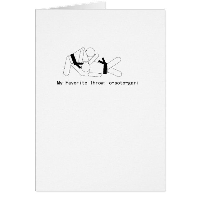 Judo mi tiro Osoto Gari de Fav (Frente)