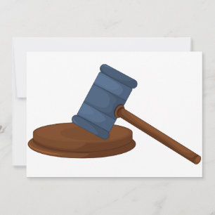 Jueces Gavel Invitaciones