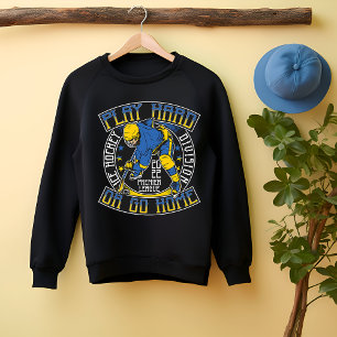 Juega duro al hockey o vete a casa con camiseta