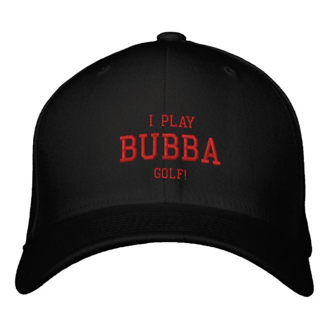¡Juego Al Bubba Golf! Gorra bordada (Anverso)