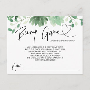 Juego Baby Shower Baby Bump Adivina las tarjetas