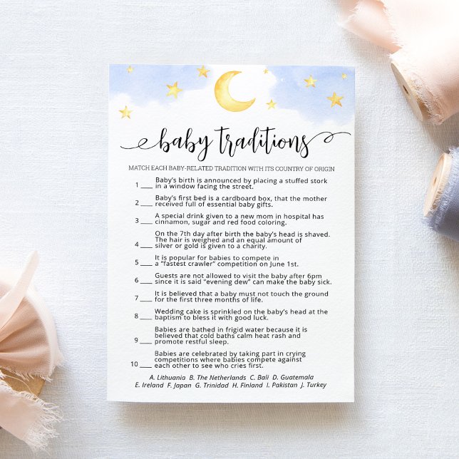 juego Baby Traditions Tarjeta fiesta Baby Shower (Subido por el creador)