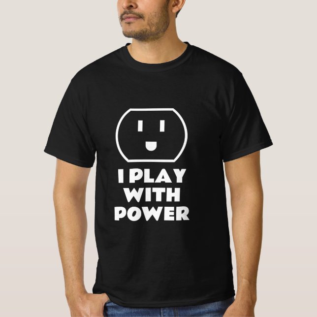Juego con camiseta con energía divertida para elec (Anverso)