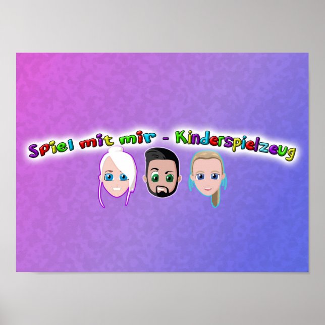 Juego con mí Kiderspielzeug póster (Frente)