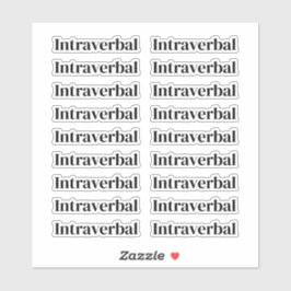 Juego de 18 etiquetas ABA | Pegatinas en terapia a