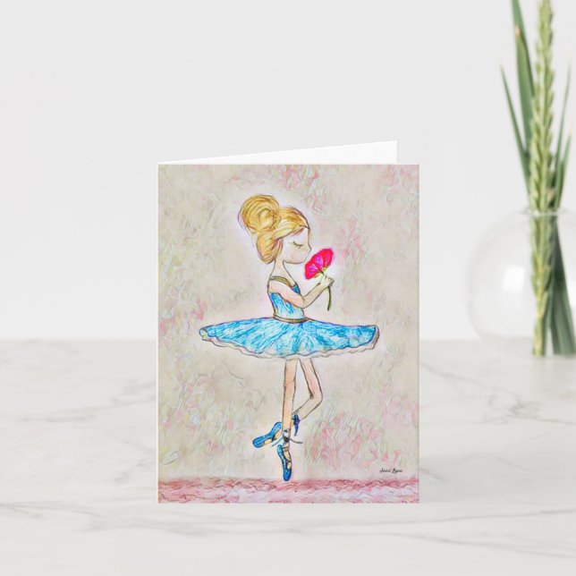 Juego de 20 tarjetas Ballerina Note (Anverso)