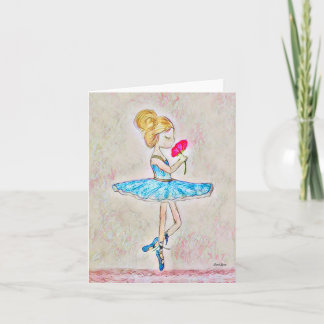 Juego de 20 tarjetas Ballerina Note