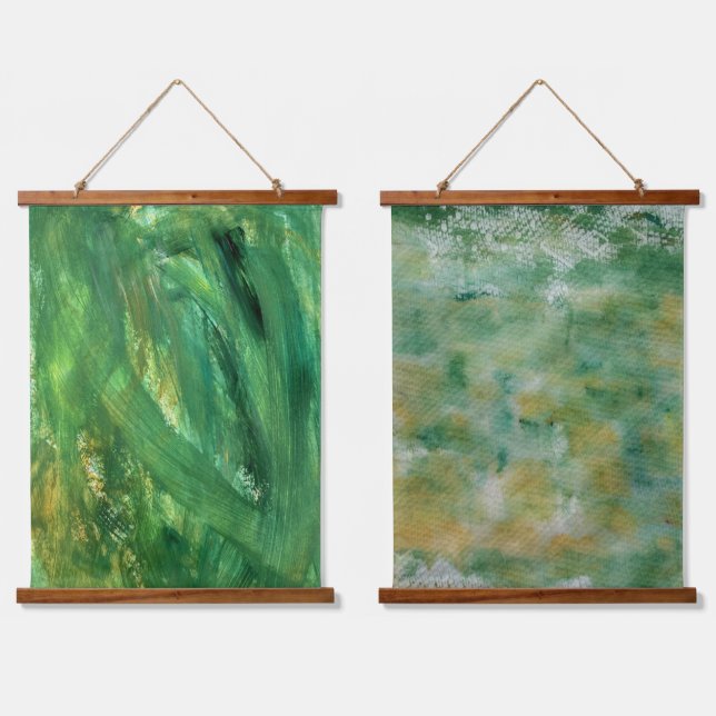 Juego de 2 tapices abstractos para pared (Doble)