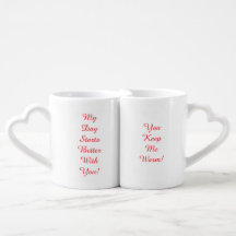 Juego de 2 tazas de café para enamorados