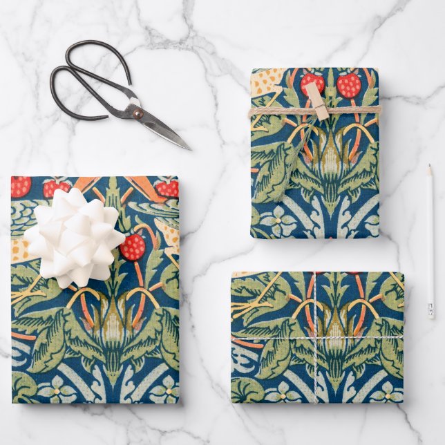 Juego de 3 hojas planas de papel de regalo (Anverso)