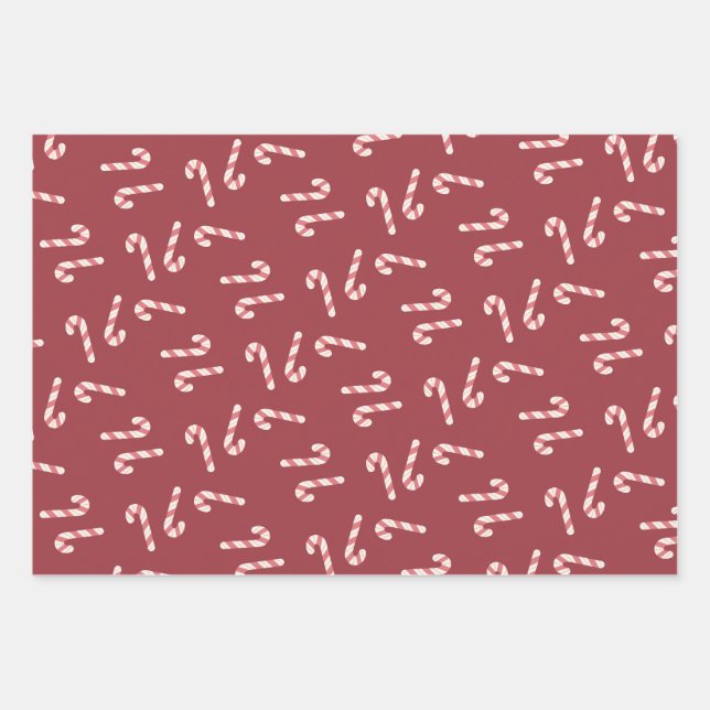 Juego de 3 hojas planas de papel de regalo (Anverso)