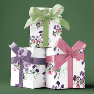 Juego de 3 hojas planas de papel de regalo de guis