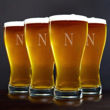 Juego de 4 Sturdy 20 oz. Lentes de cerveza Pilsner