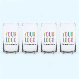Juego de 4 Vasos de Cerveza de Pint con Logotipo p