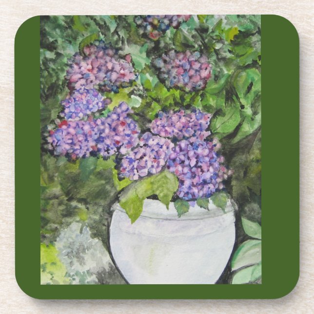 Juego de 6 posavasos Hydrangeas (Frente)
