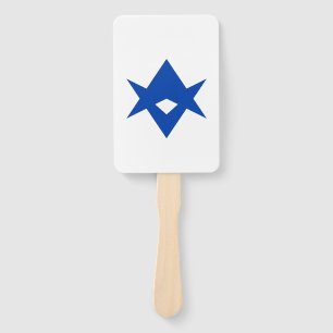 Juego de abanicos patrióticos, bandera de la ciuda