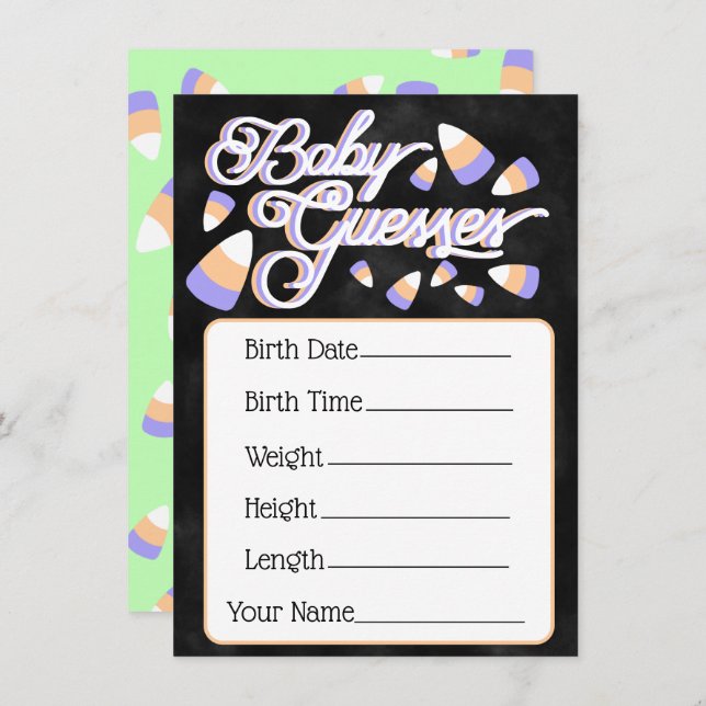 Juego de adivinanzas para bebés (Anverso / Reverso)