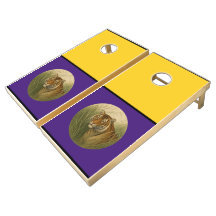 Juego de agujero de maíz morado y amarillo del tig