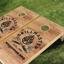 Juego de agujero de Personalizado de barbacoa Rúst