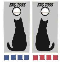 Juego de agujeros de maíz para gato negro
