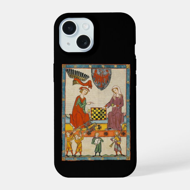 Juego de Ajedrez Códice Manesse siglo XIV (Reverso )