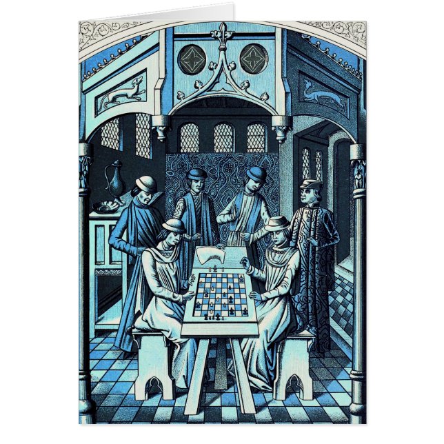 Juego de ajedrez de edad media (Frente)