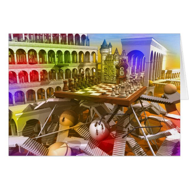 juego de ajedrez La Reina (Anverso (Horizontal))