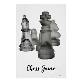 Juego de ajedrez poster