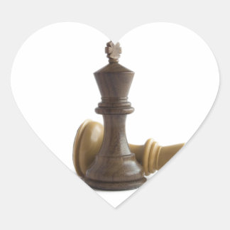 Juego de ajedrez sobre Pegatinas