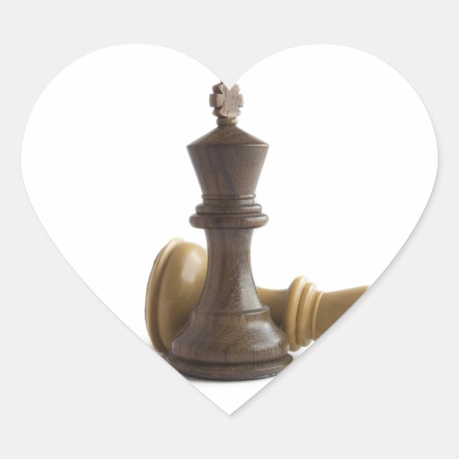 Juego de ajedrez sobre Pegatinas (Anverso)