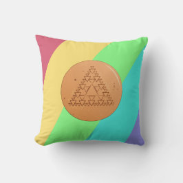 Juego de almohada arco iris Dalgona Triángulo Múlt